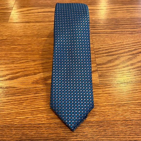 Ted Baker London Silk Skinny Tie - Blue - Picture 1 of 7